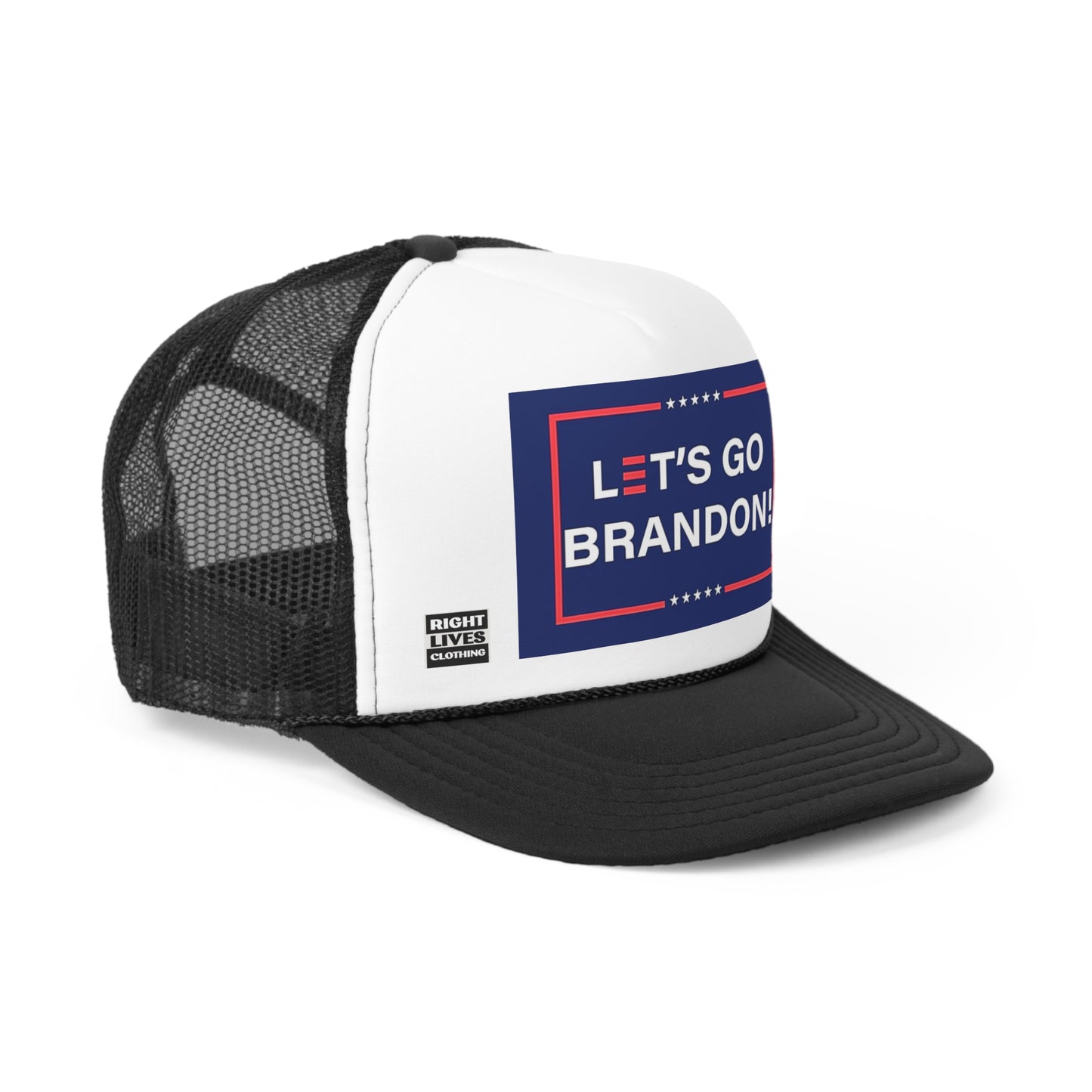 Lets Go Brandon Navy -Trucker Caps