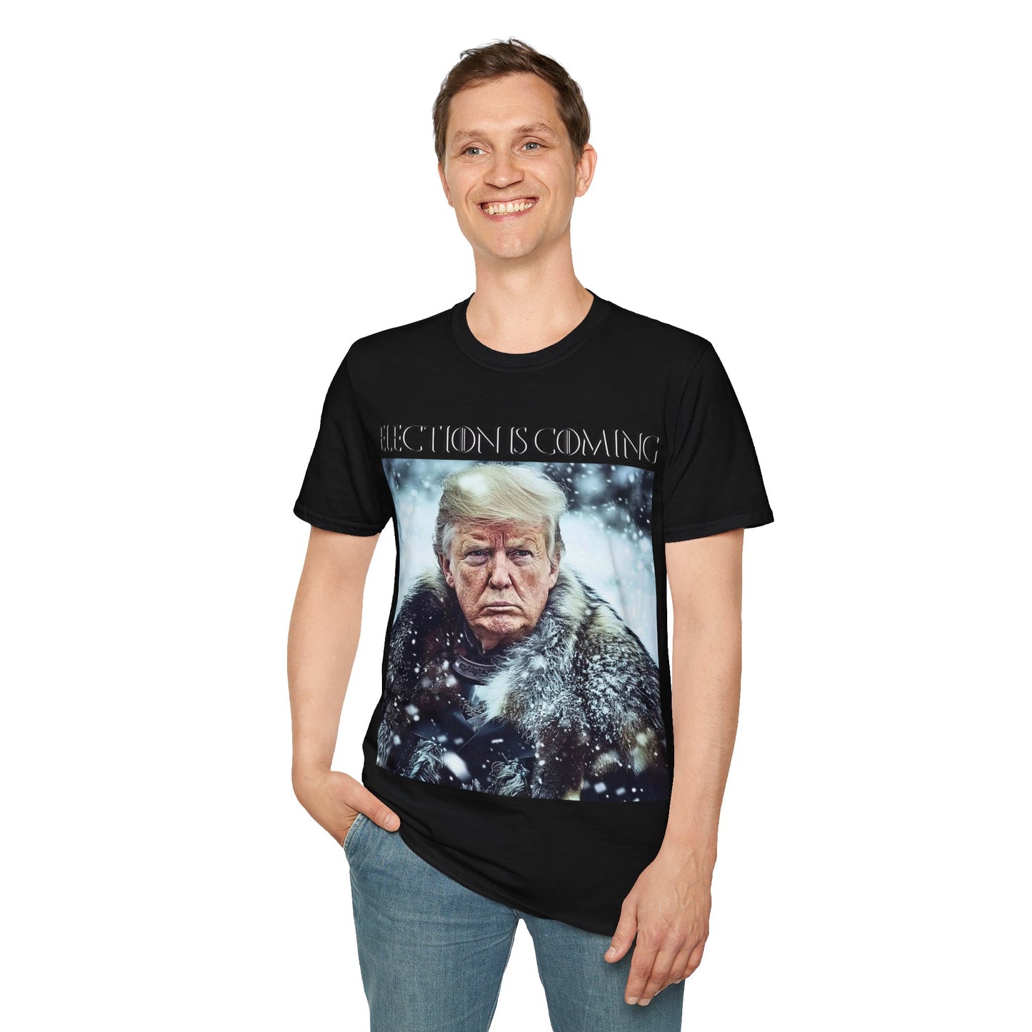 Donald Trump Election Is Coming Again T-shirt Light Blue