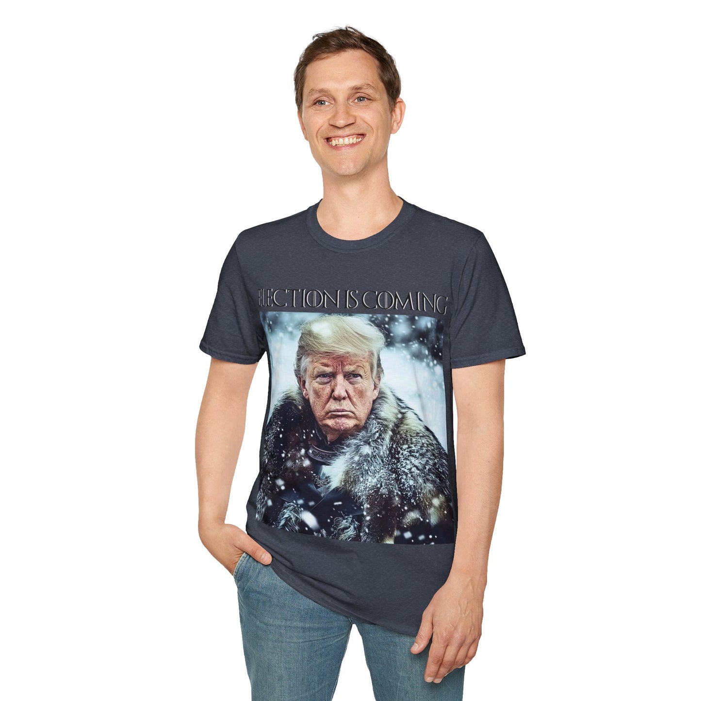 Donald Trump Election Is Coming Again T-shirt Light Blue