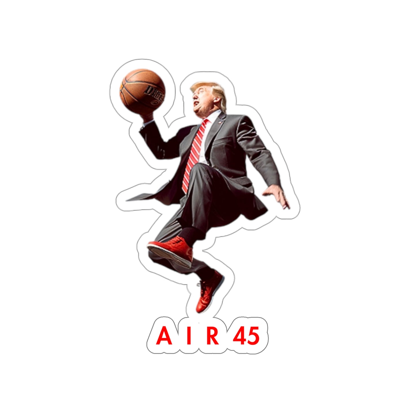 Air DT Free Throw Dunk Die-Cut Stickers