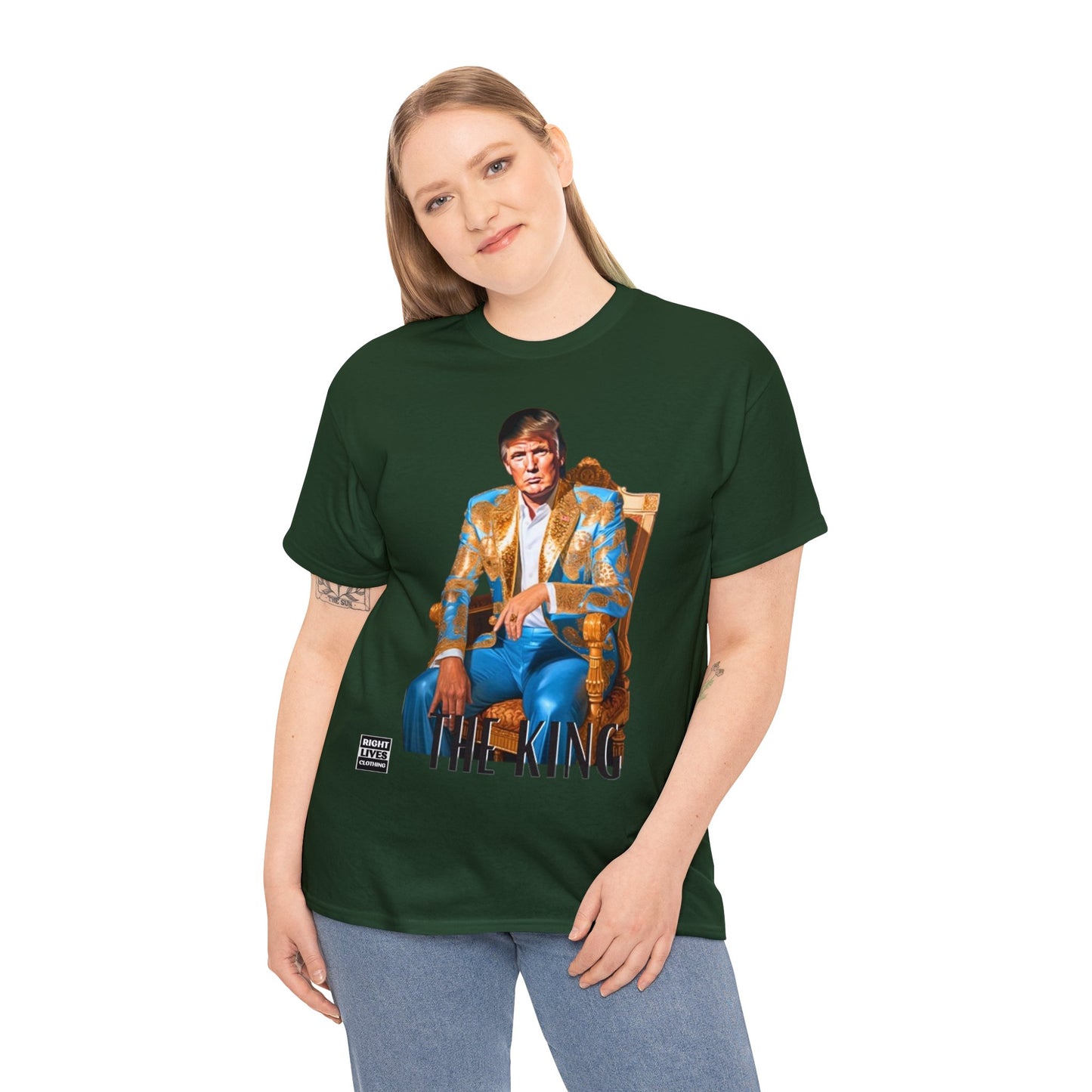 King Donald Trump Light Blue T-Shirt