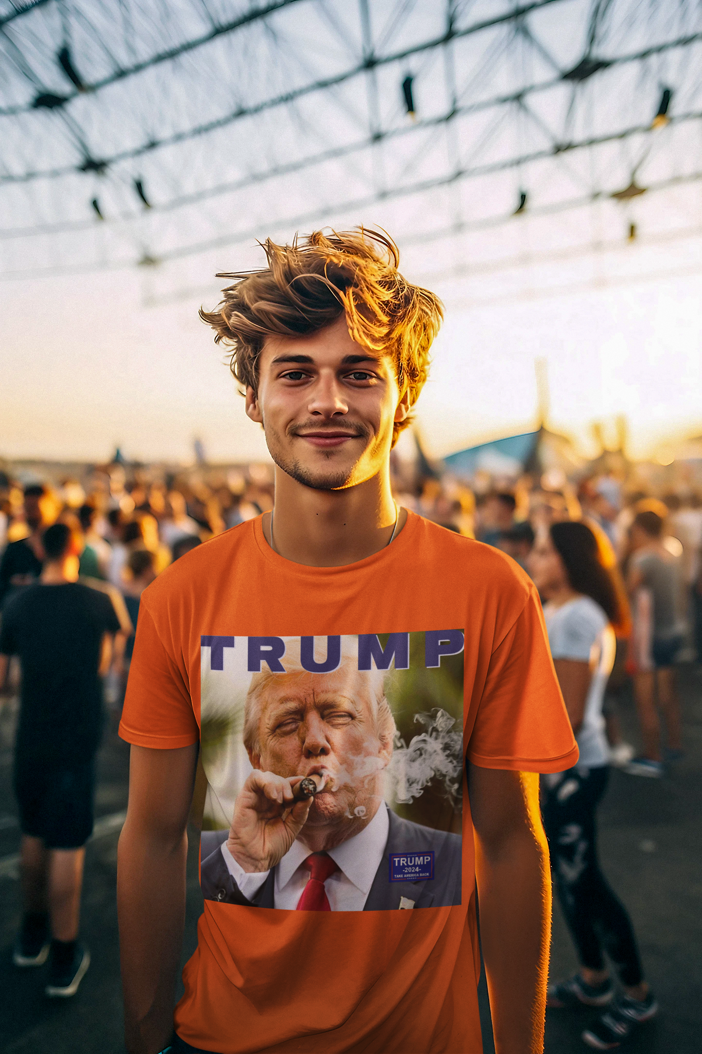 Donald Trump Smoking On Joe T-Shirt