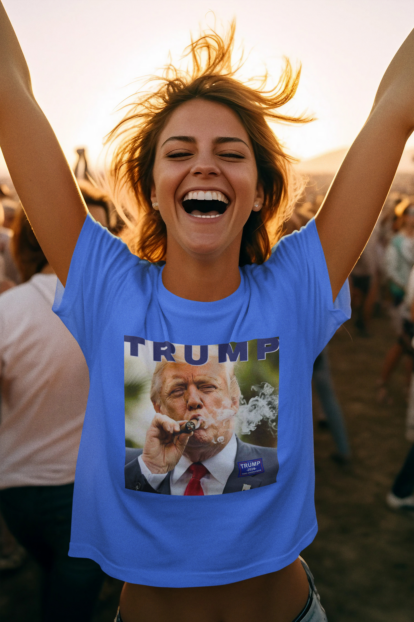 Donald Trump Smoking On Joe T-Shirt