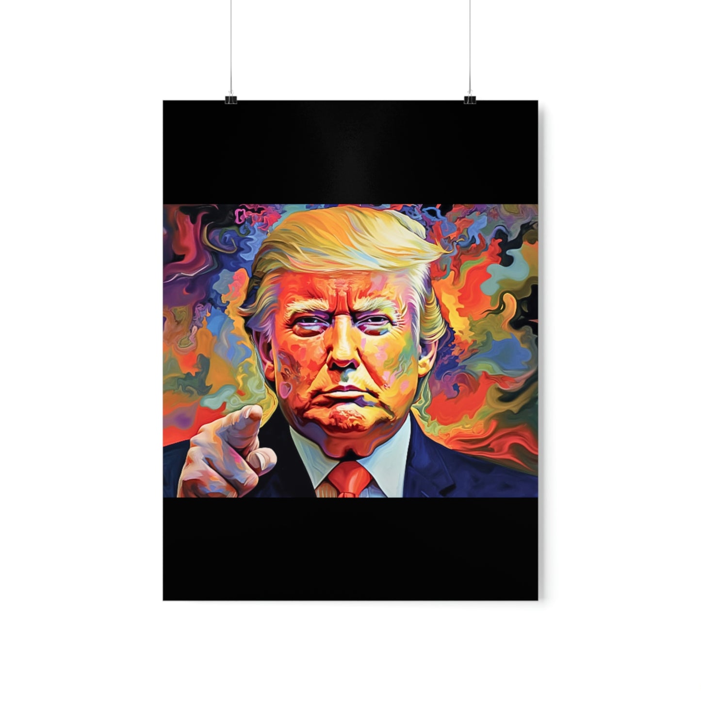 Artistic Donald Trump Poster