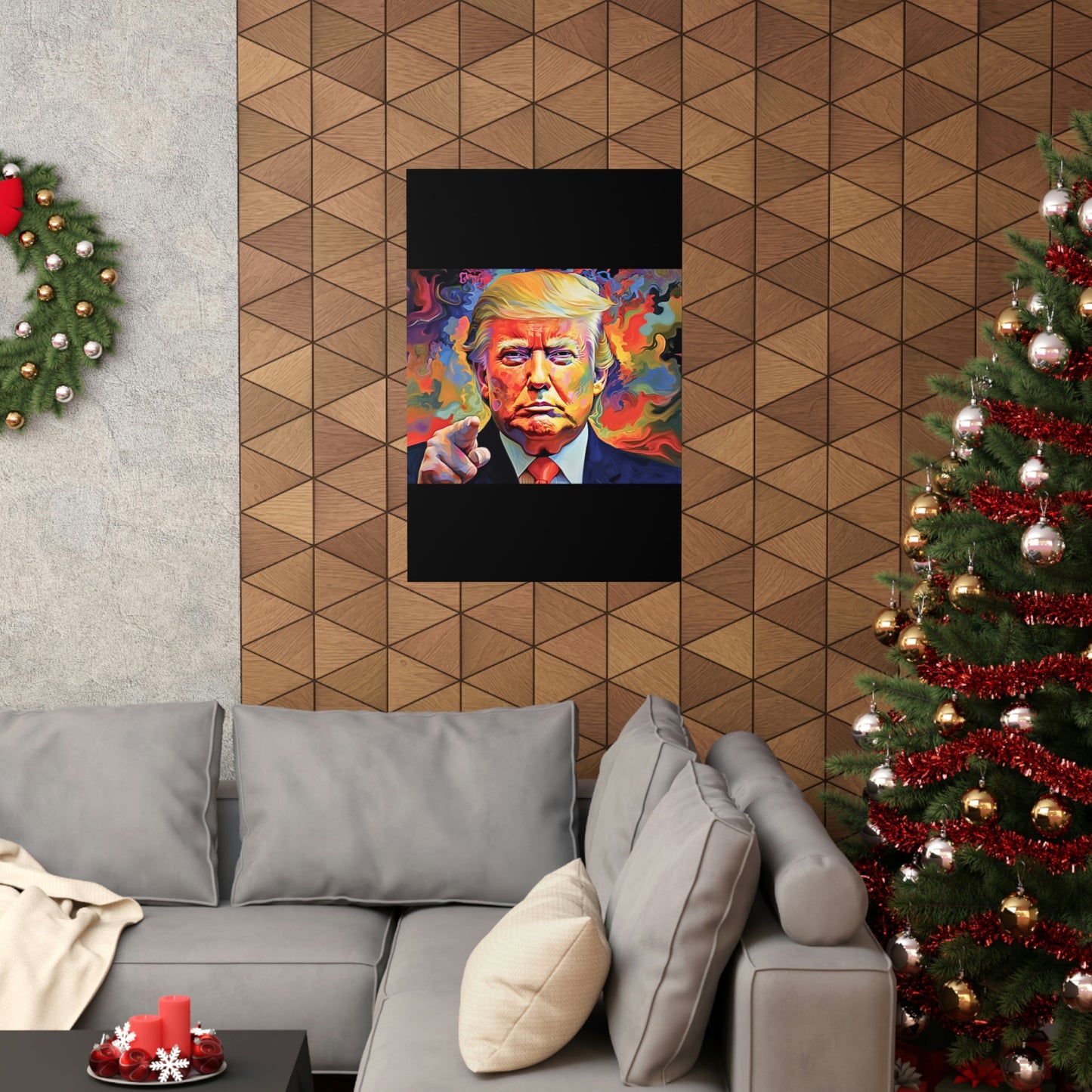 Artistic Donald Trump Poster