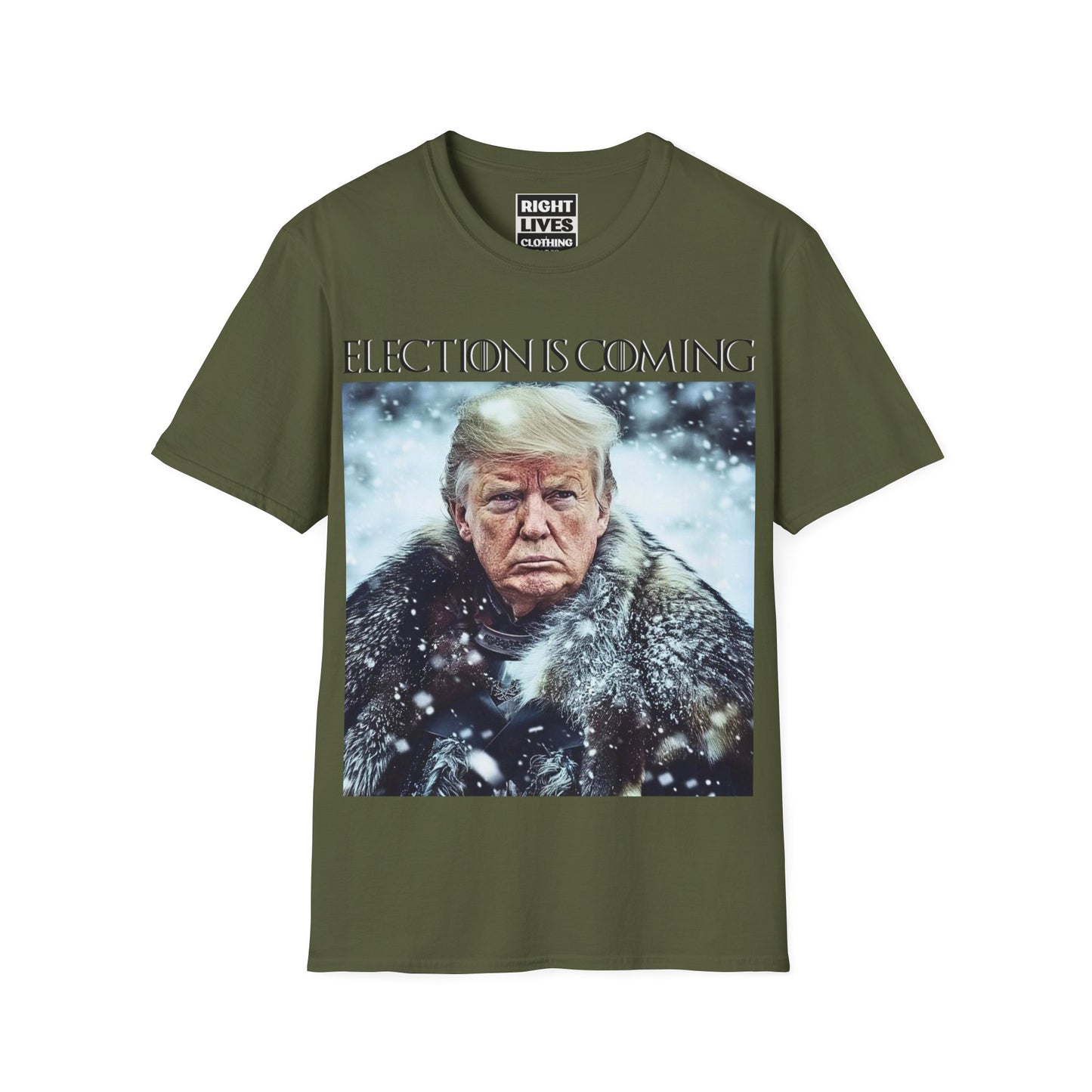 Donald Trump Election Is Coming Again T-shirt Light Blue