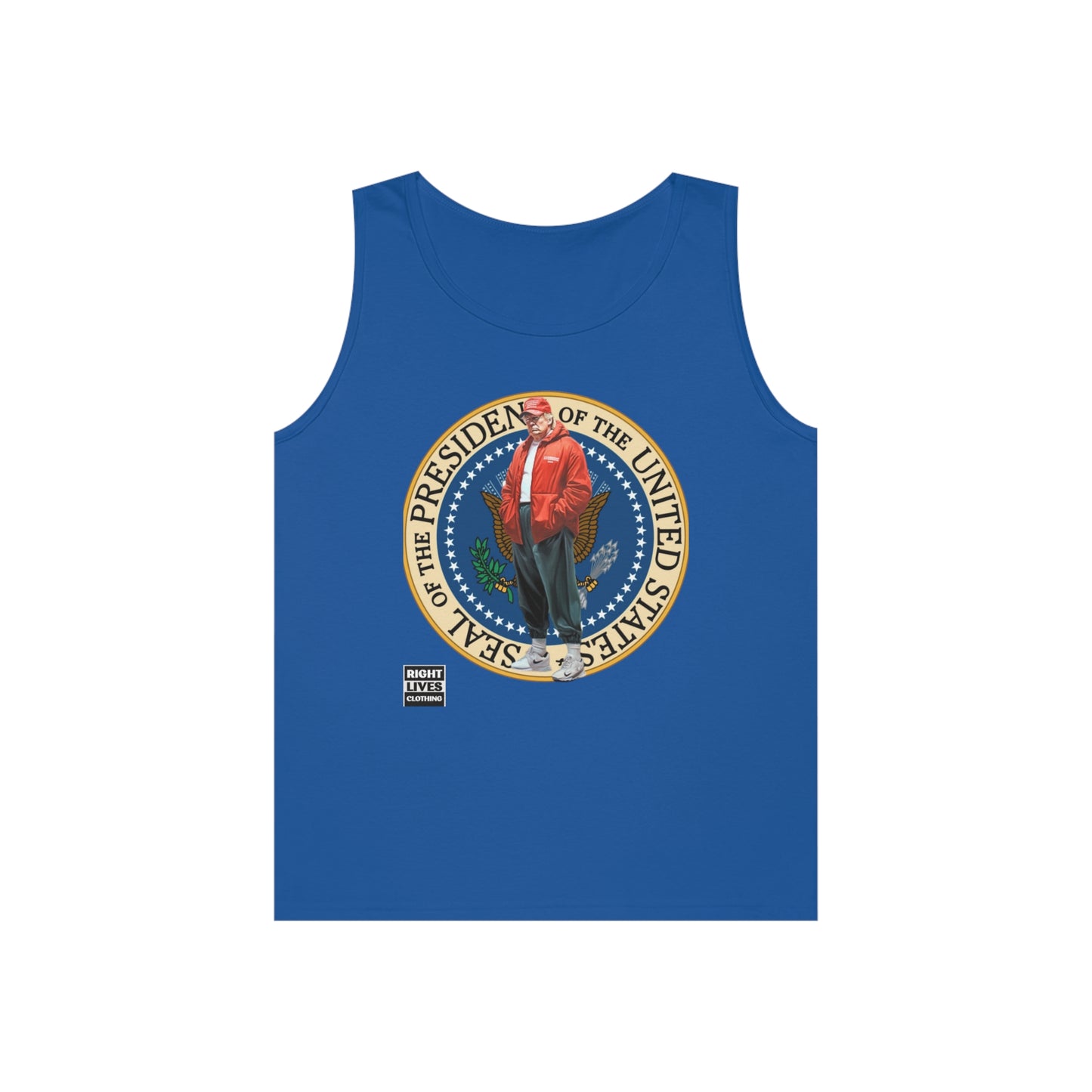Supreme Donald Trump Pressy Seal Cotton Tank Top