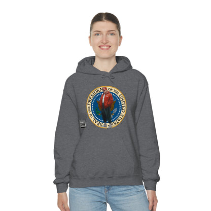 Donald Trump Street Pressy Seal Heavy Blend™ Hoodie