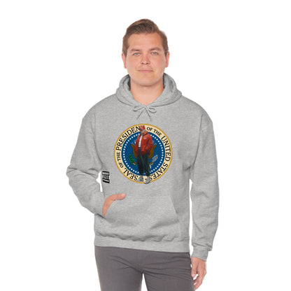 Donald Trump Street Pressy Seal Heavy Blend™ Hoodie