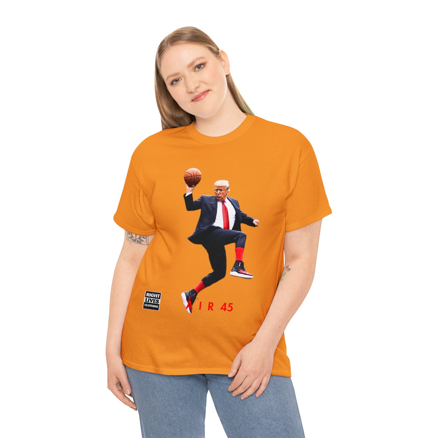 AIR 45 Donald Trump Finger-Roll T-Shirt