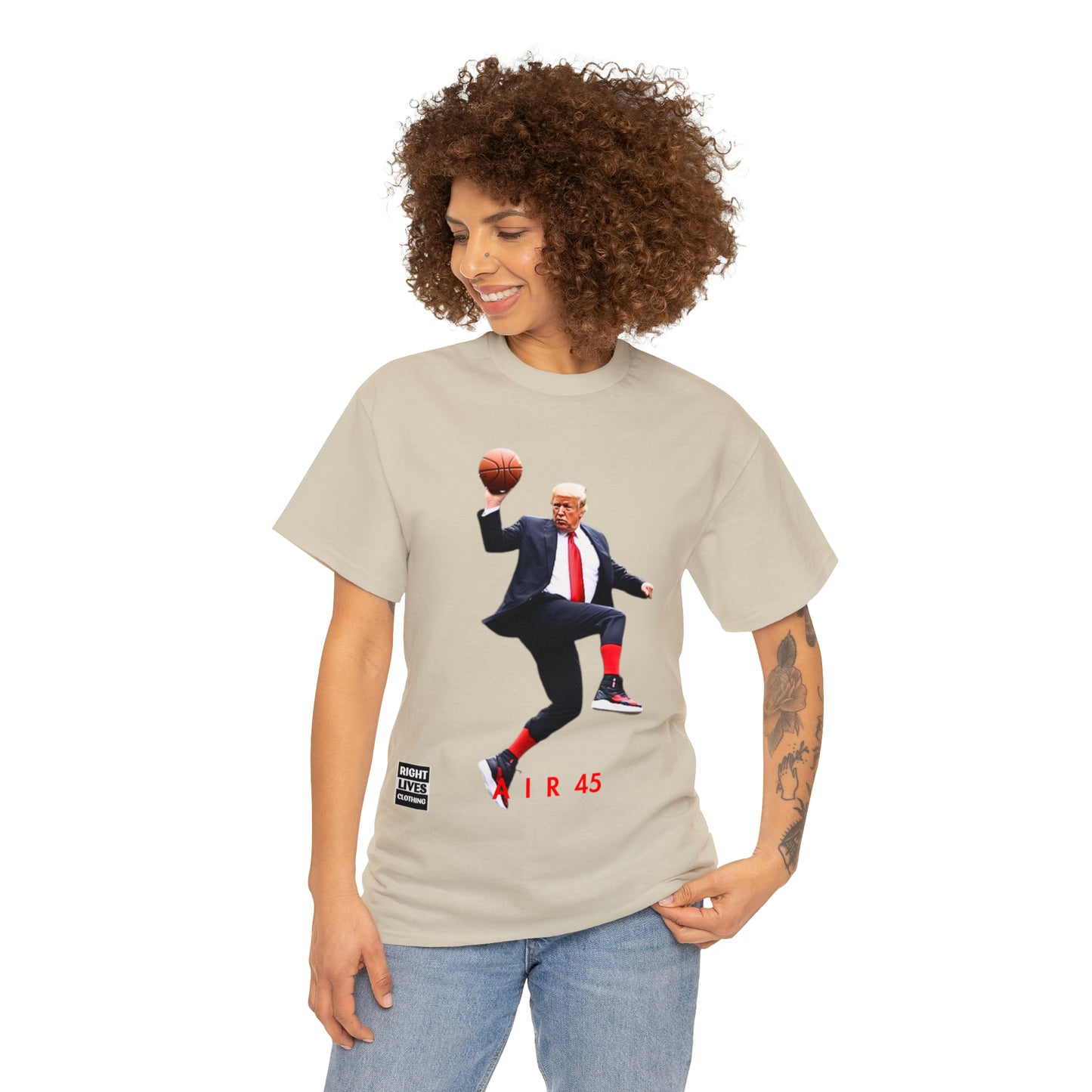 AIR 45 Donald Trump Finger-Roll T-Shirt