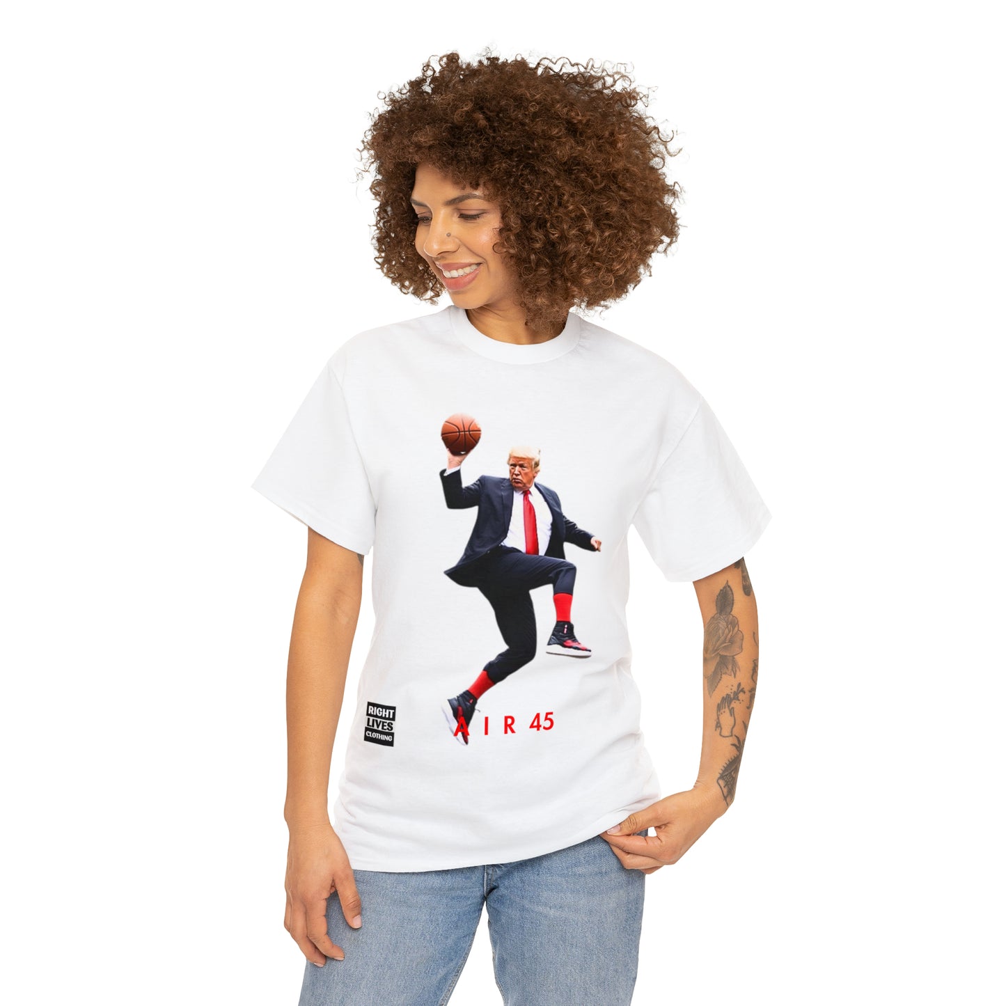 AIR 45 Donald Trump Finger-Roll T-Shirt