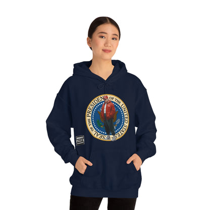 Donald Trump Street Pressy Seal Heavy Blend™ Hoodie