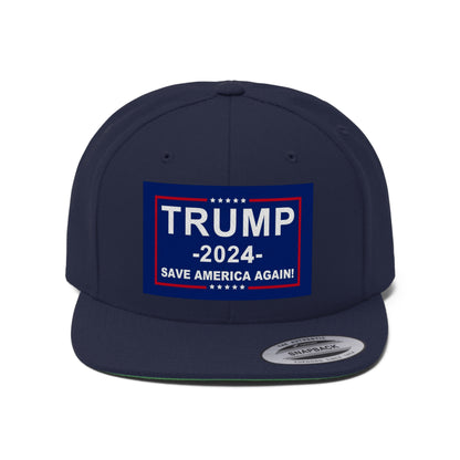Save America Again Flat Bill Hat