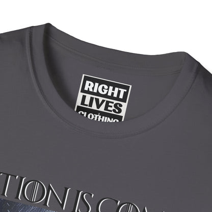 Election Is Coming Donald Trump T-Shirt Charcoal