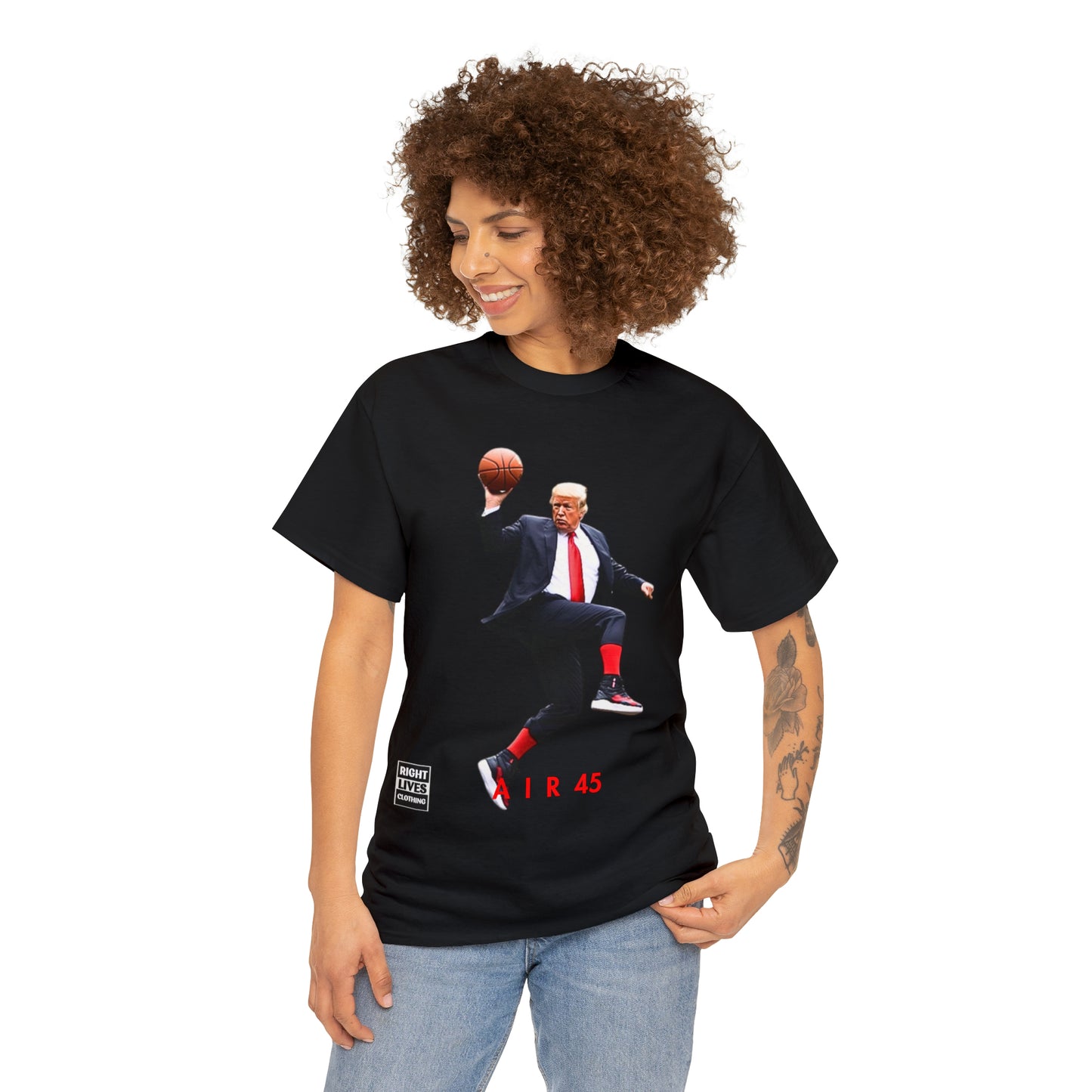 AIR 45 Donald Trump Finger-Roll T-Shirt