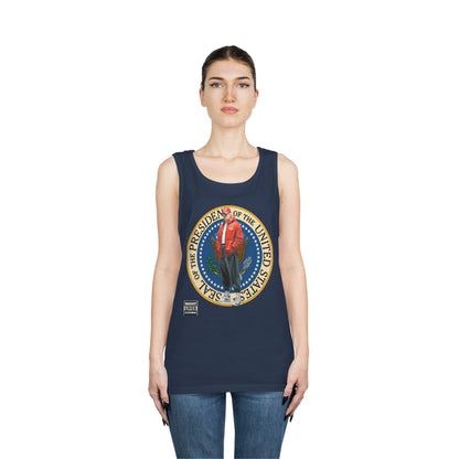 Supreme Donald Trump Pressy Seal Cotton Tank Top