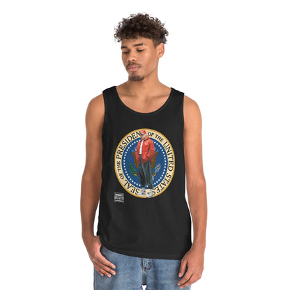 Supreme Donald Trump Pressy Seal Cotton Tank Top