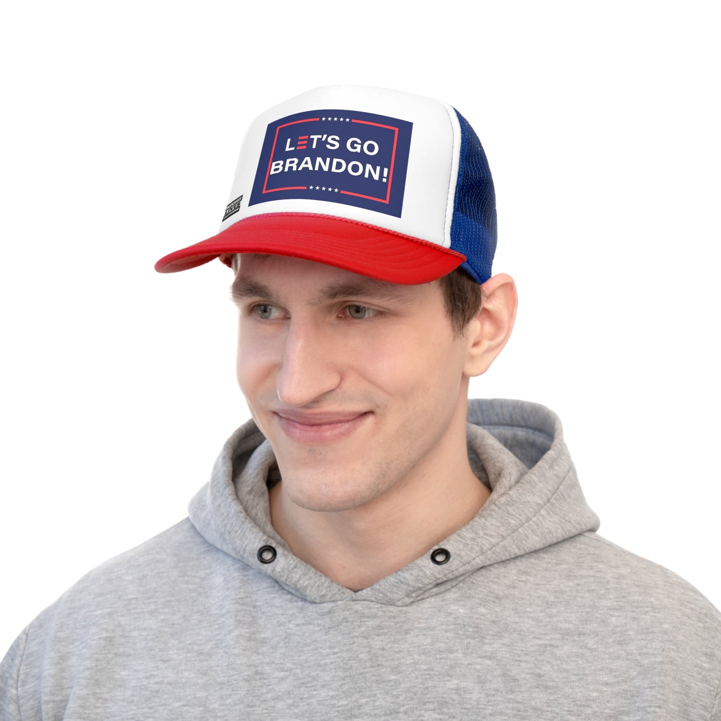 Lets Go Brandon Navy -Trucker Caps