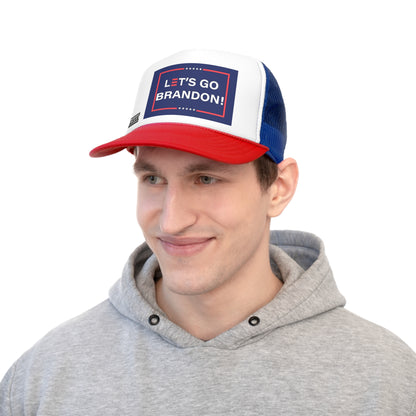 Lets Go Brandon Navy -Trucker Caps