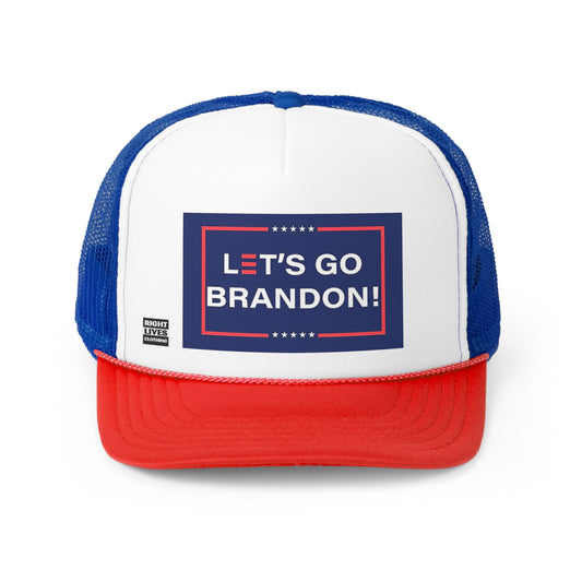 Lets Go Brandon Navy -Trucker Caps