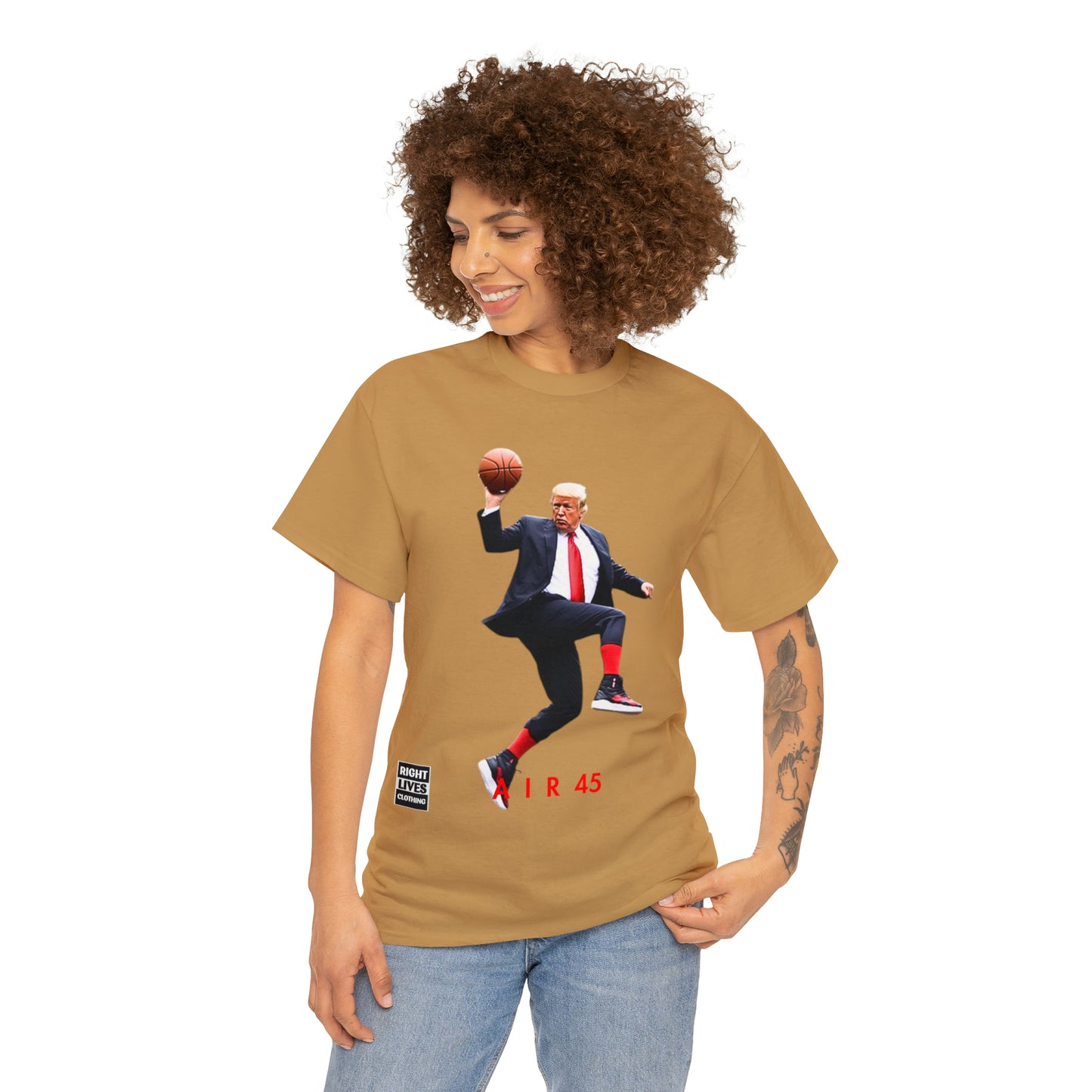 AIR 45 Donald Trump Finger-Roll T-Shirt