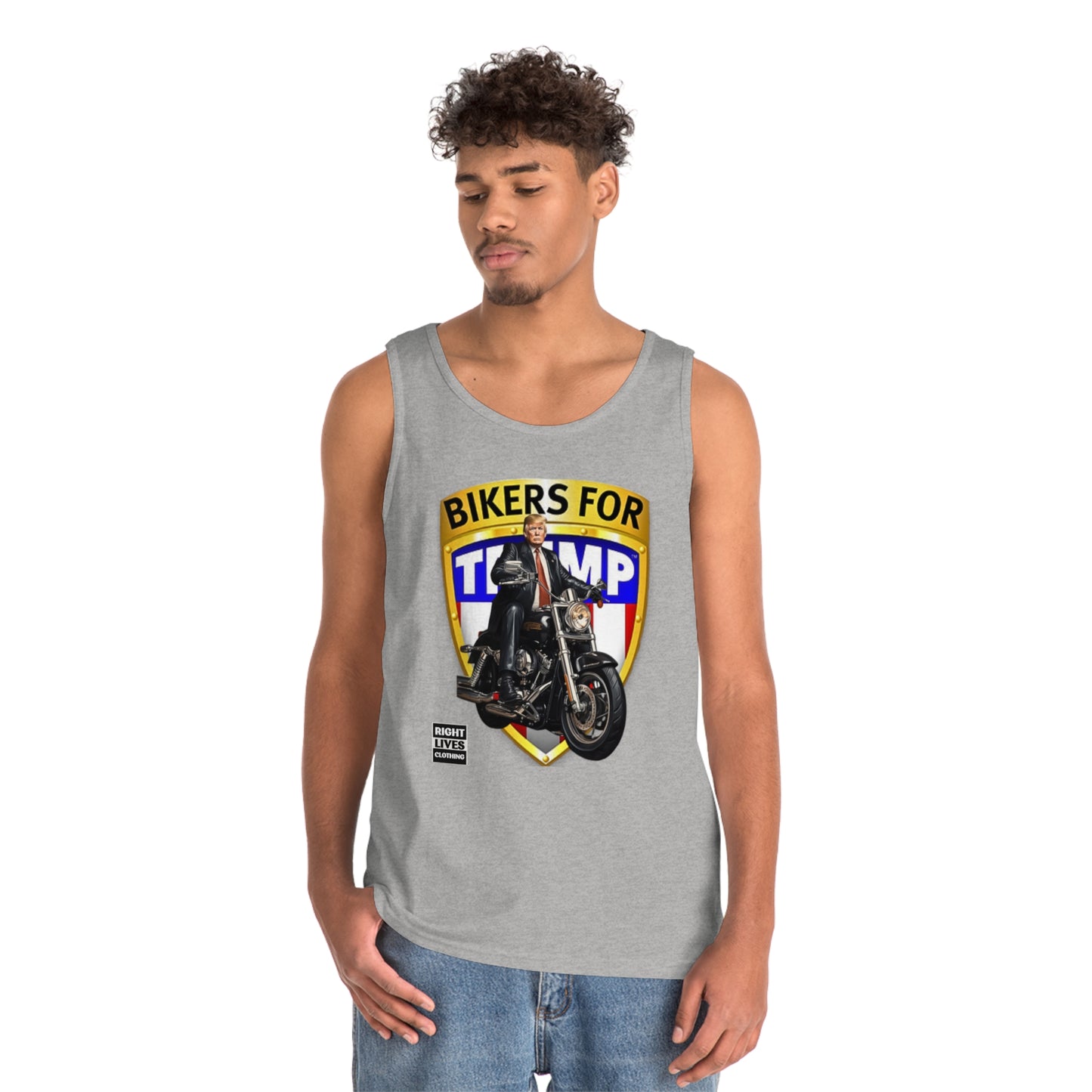 Bikers For Donald Trump Cotton Tank Top
