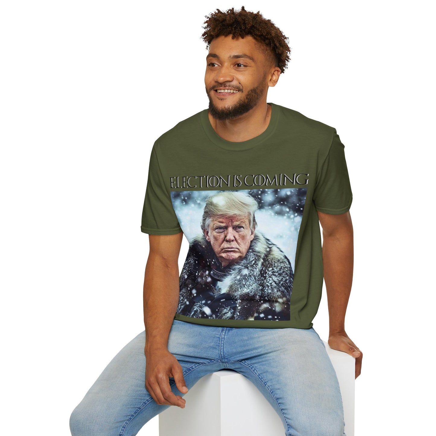 Donald Trump Election Is Coming Again T-shirt Light Blue