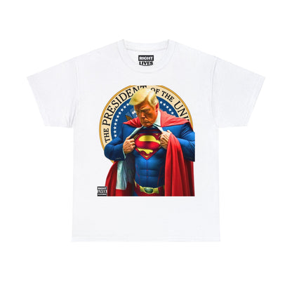 Super Donald Trump Pres Seal - Unisex Heavy Cotton Tee