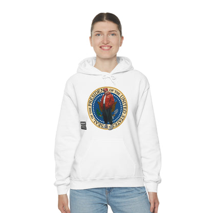 Donald Trump Street Pressy Seal Heavy Blend™ Hoodie