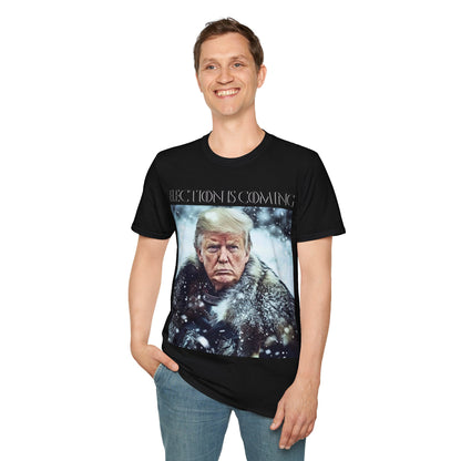 Donald Trump Election Is Coming Again T-shirt Light Blue