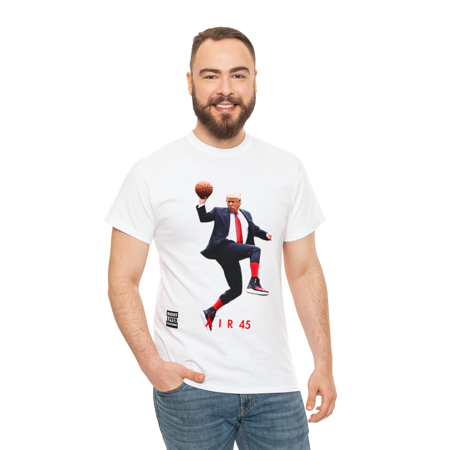 AIR 45 Donald Trump Finger-Roll T-Shirt
