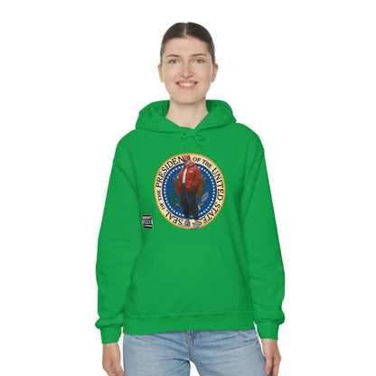 Donald Trump Street Pressy Seal Heavy Blend™ Hoodie