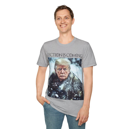 Donald Trump Election Is Coming Again T-shirt Light Blue
