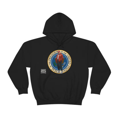 Donald Trump Street Pressy Seal Heavy Blend™ Hoodie