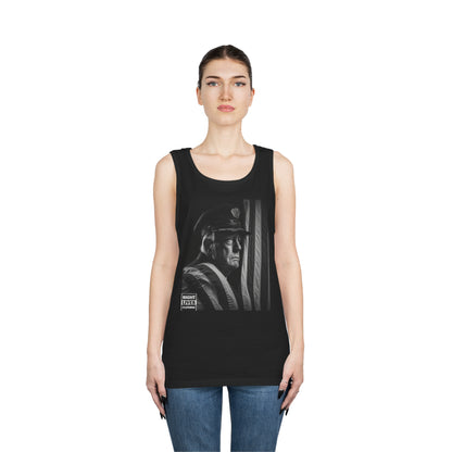 Trump Flag Tank - Unisex Heavy Cotton Tank Top