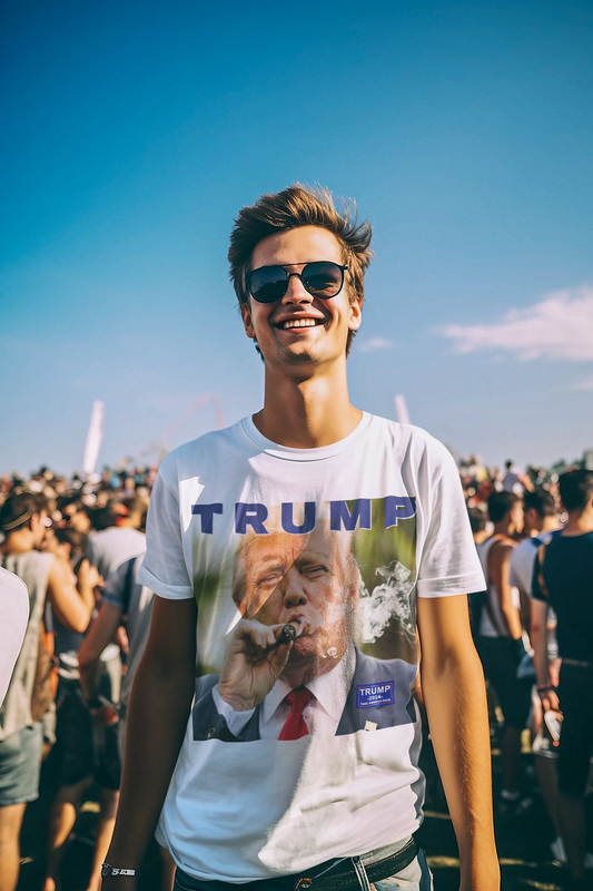 Donald Trump Smoking On Joe T-Shirt