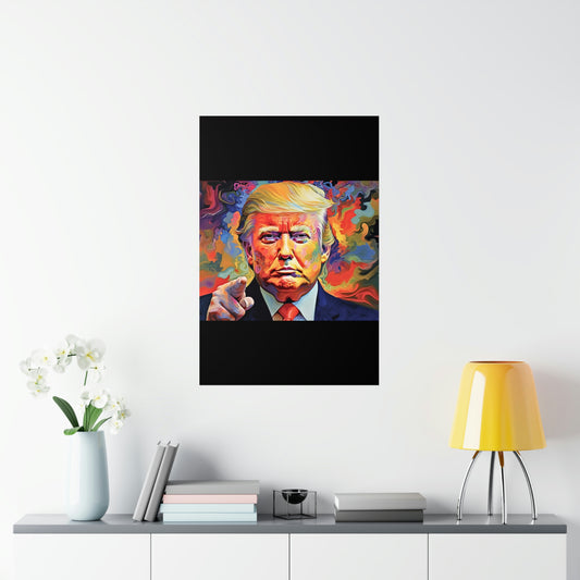 Artistic Donald Trump Poster